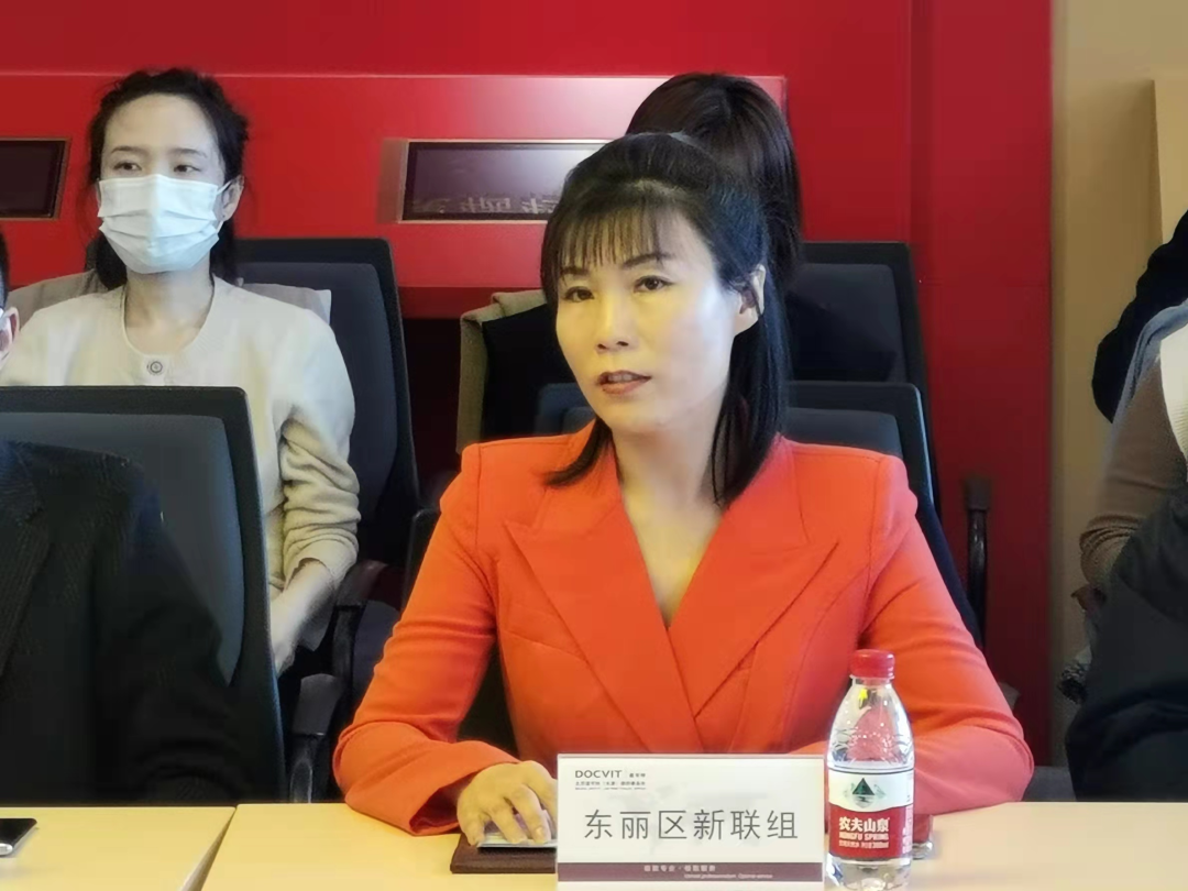 东丽区新联组组长、新华投资集团总裁助理张春玲女士