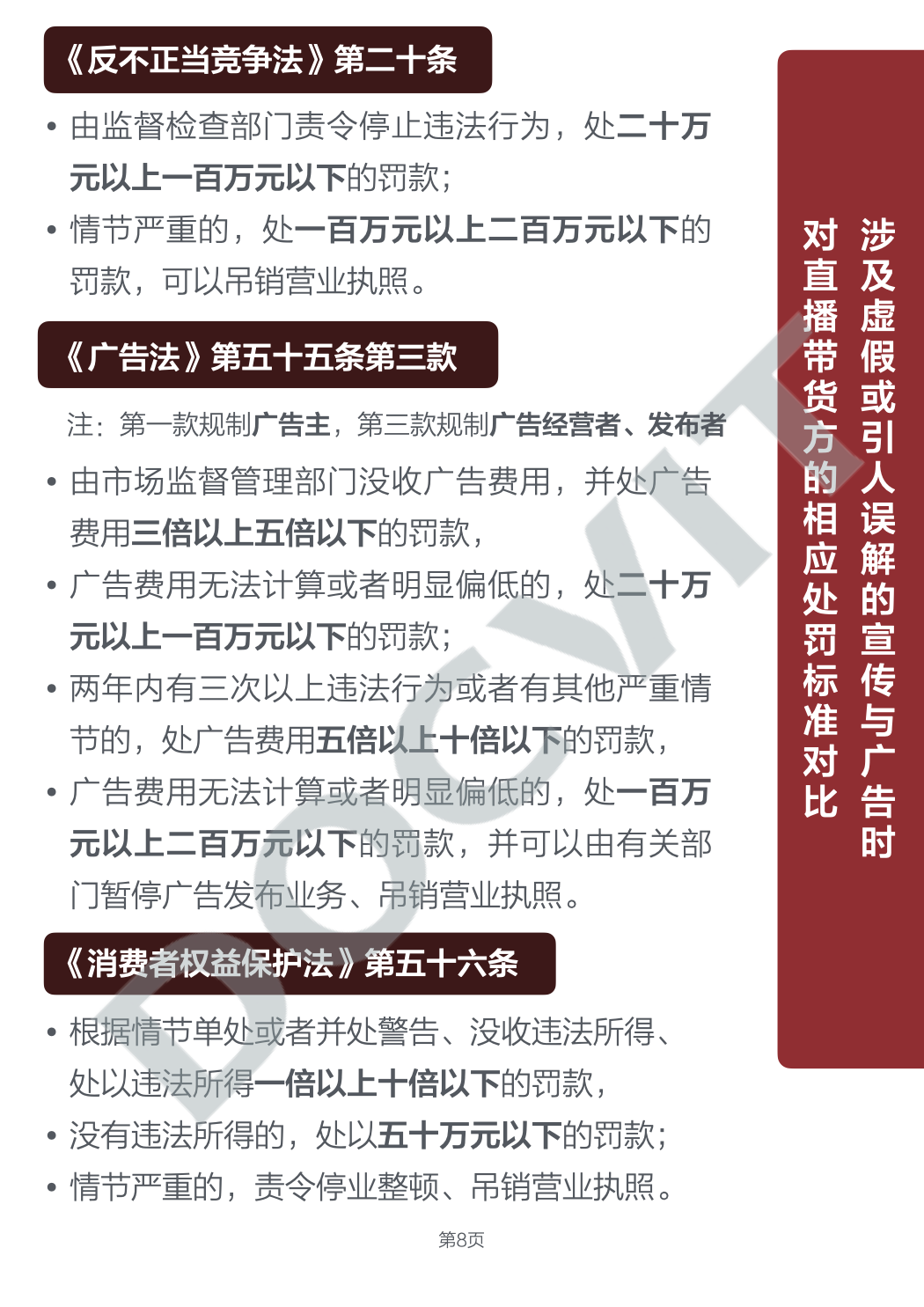 道可特研究丨直播带货五大典型行政处罚场景及合规提示
