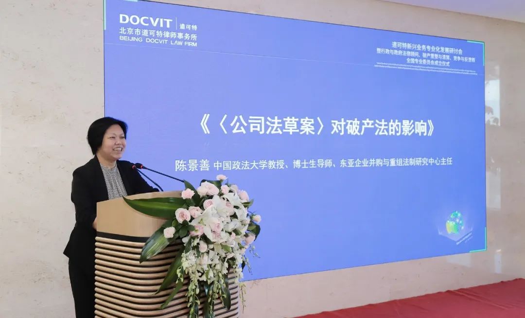 中国政法大学博士生导师、东亚企业并购与重组法制研究中心主任陈景善教授